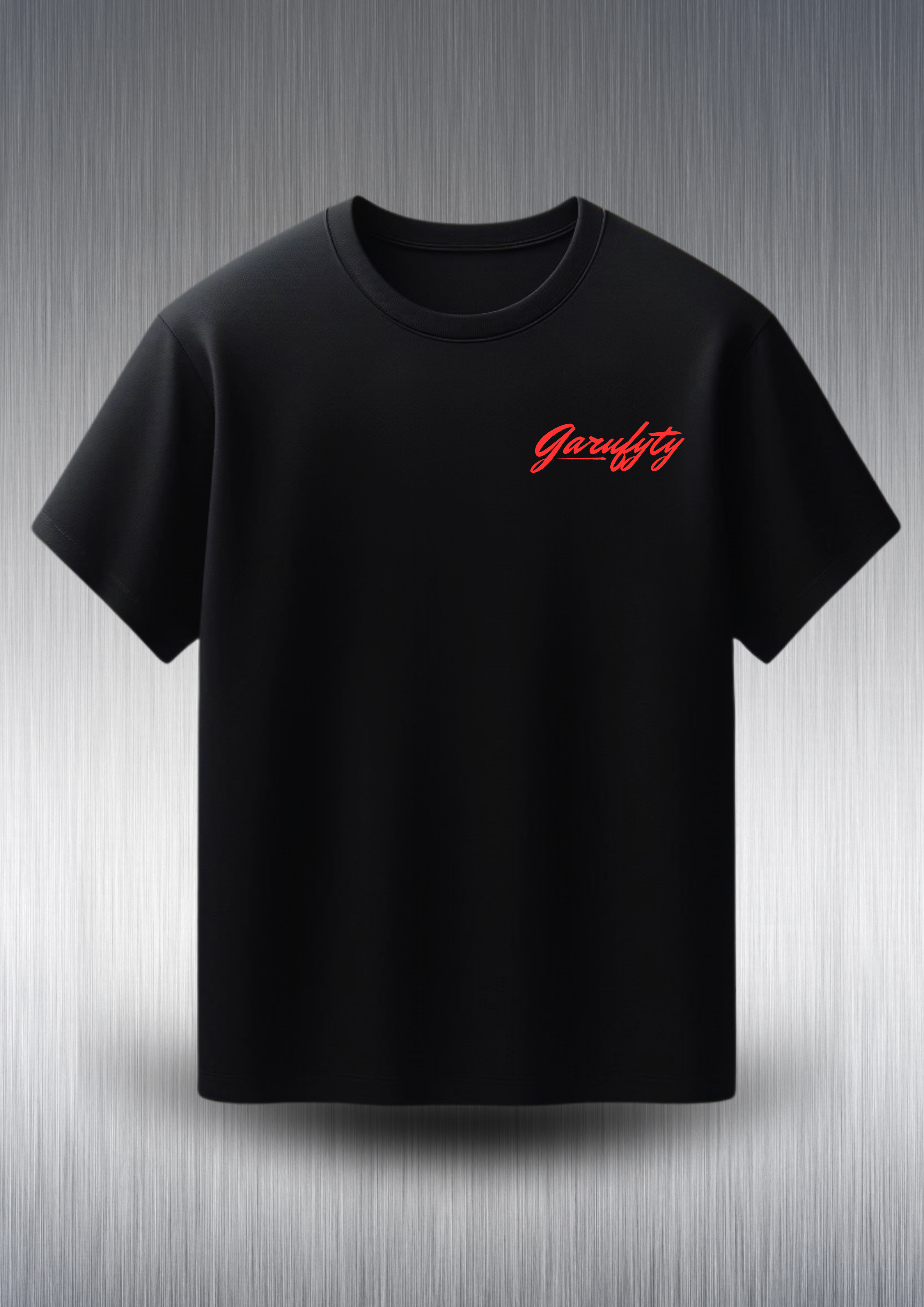 Camiseta manga corta Unisex Basic 1 Logo rojo