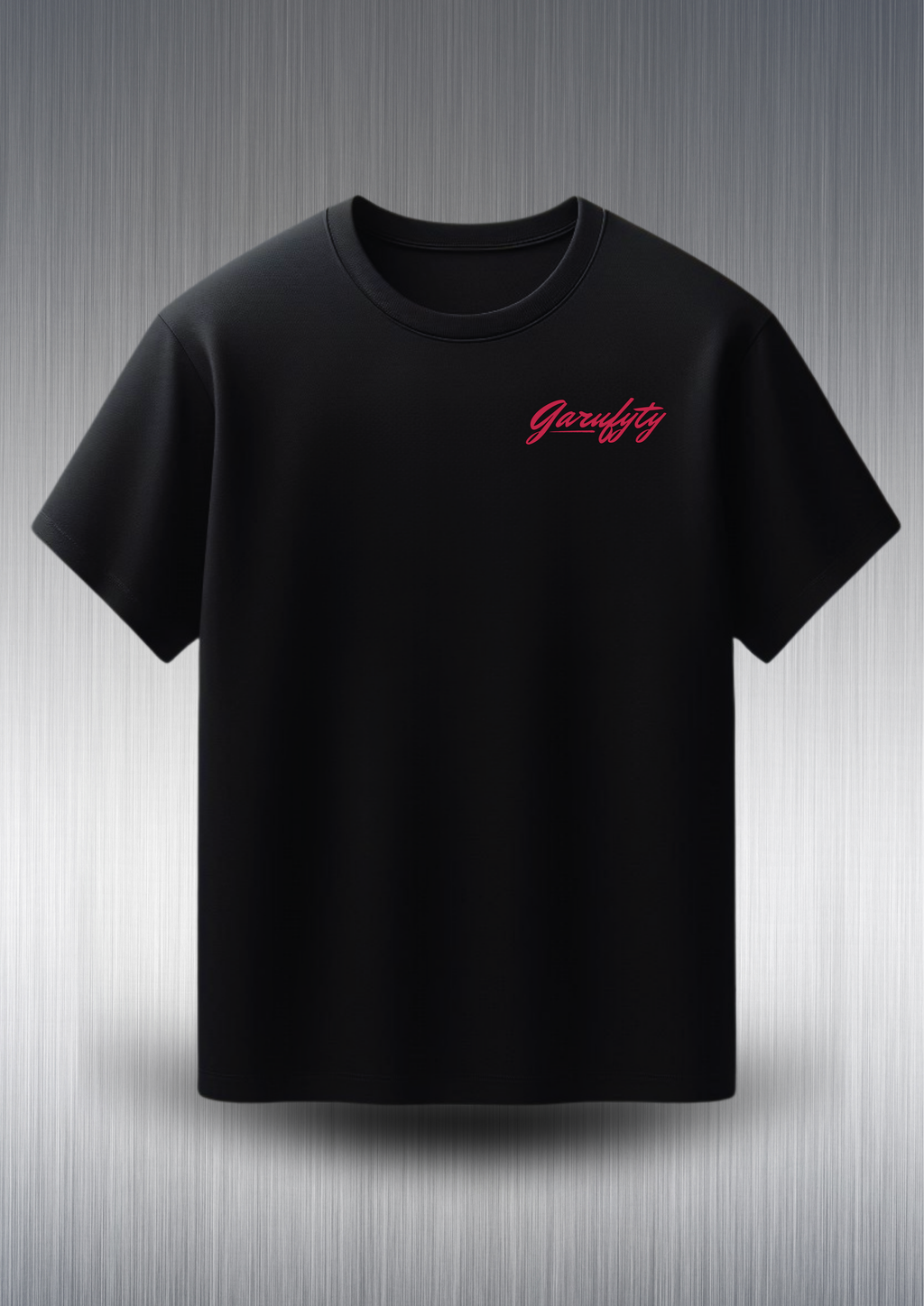 Camiseta Unisex Edge Love Garufyty – Streetwear negro con actitud rebelde