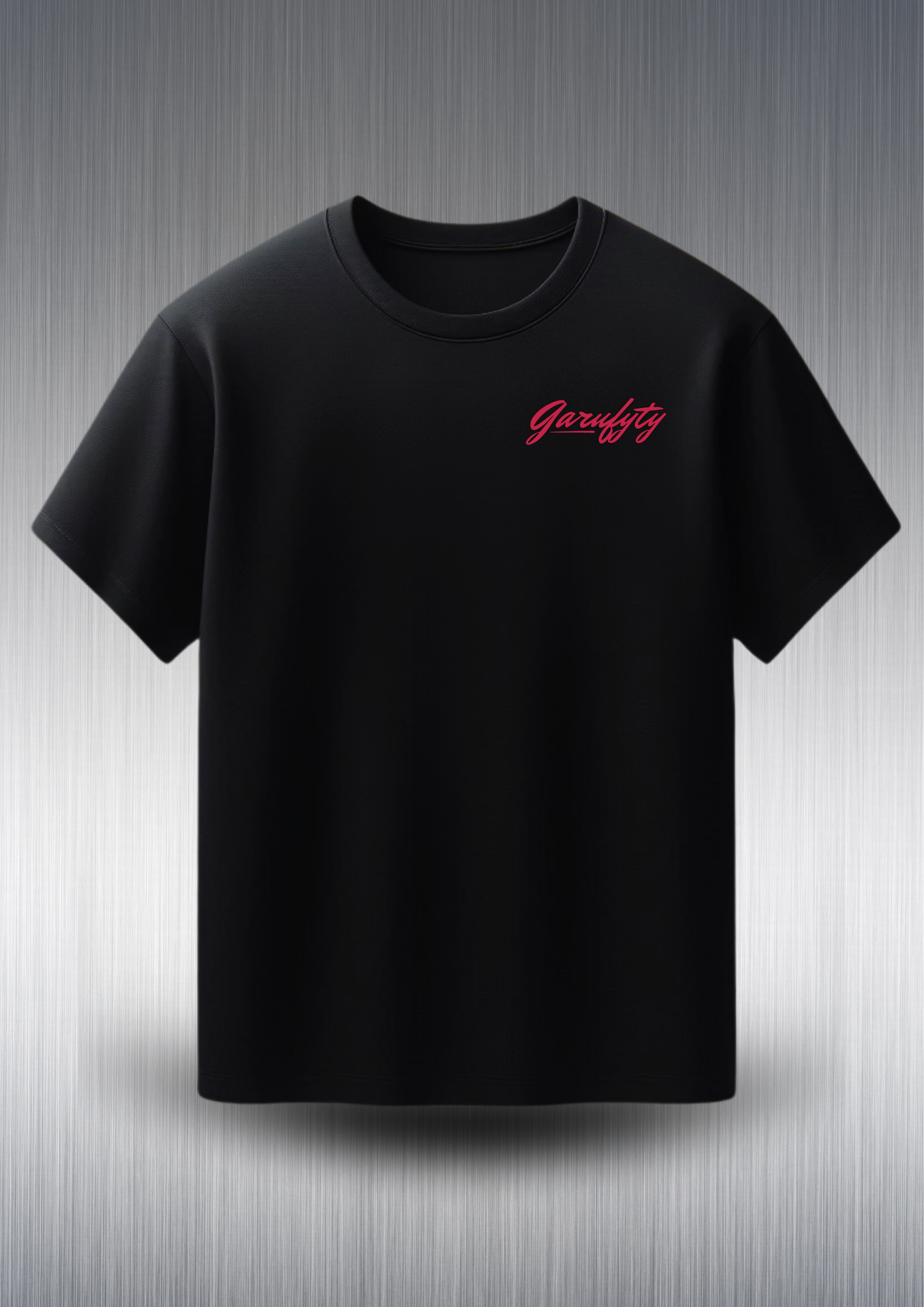 Camiseta Unisex Edge Love Garufyty – Streetwear negro con actitud rebelde