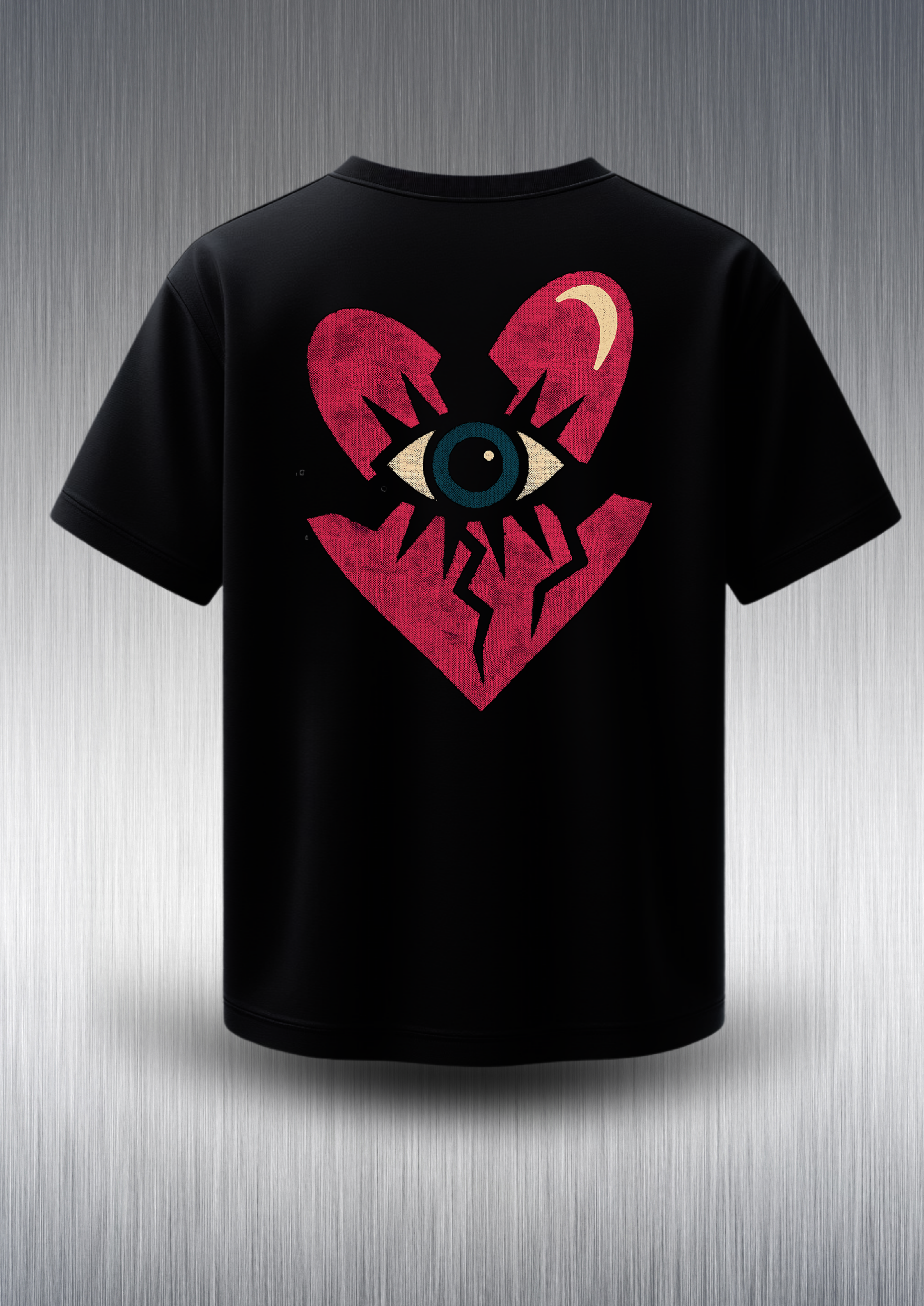 Camiseta Unisex Edge Love Garufyty – Streetwear negro con actitud rebelde