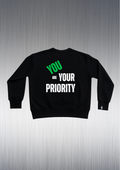 Priority by Garufyty – Hoodie y Crewneck urbana oversize con algodón peinado interior