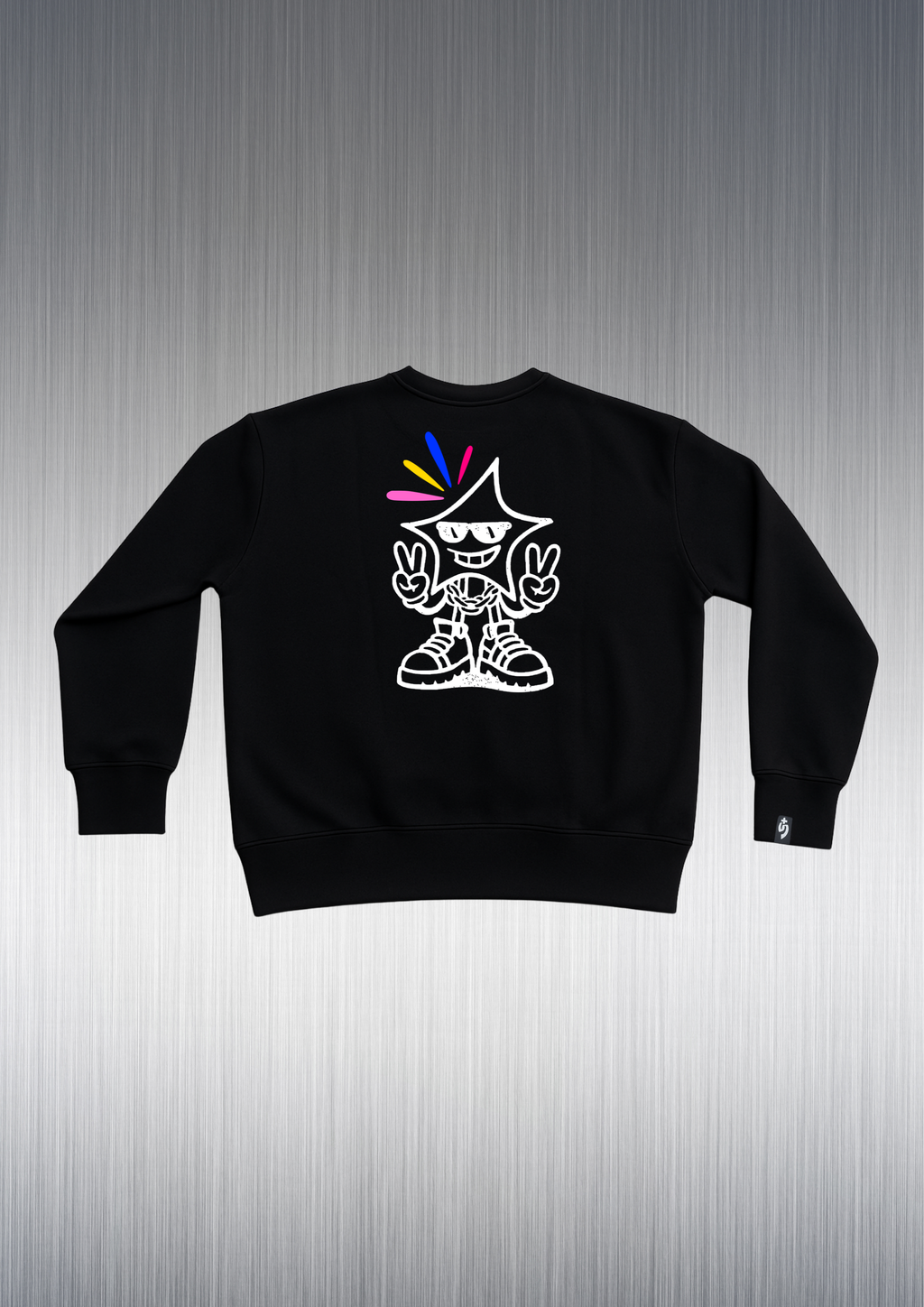 Garufyty Star – Sudadera oversize unisex en felpa italiana
