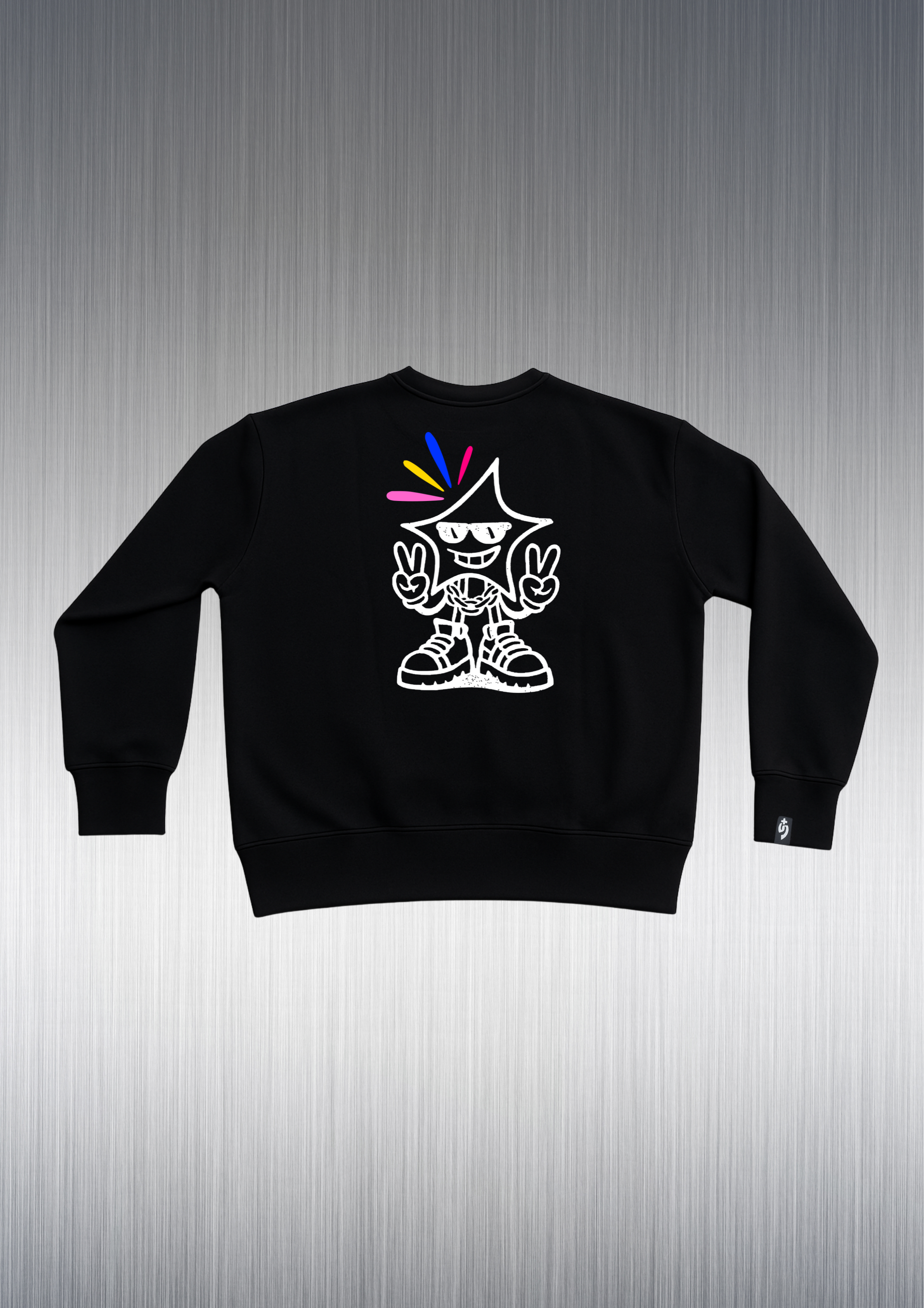 Garufyty Star – Sudadera oversize unisex en felpa italiana