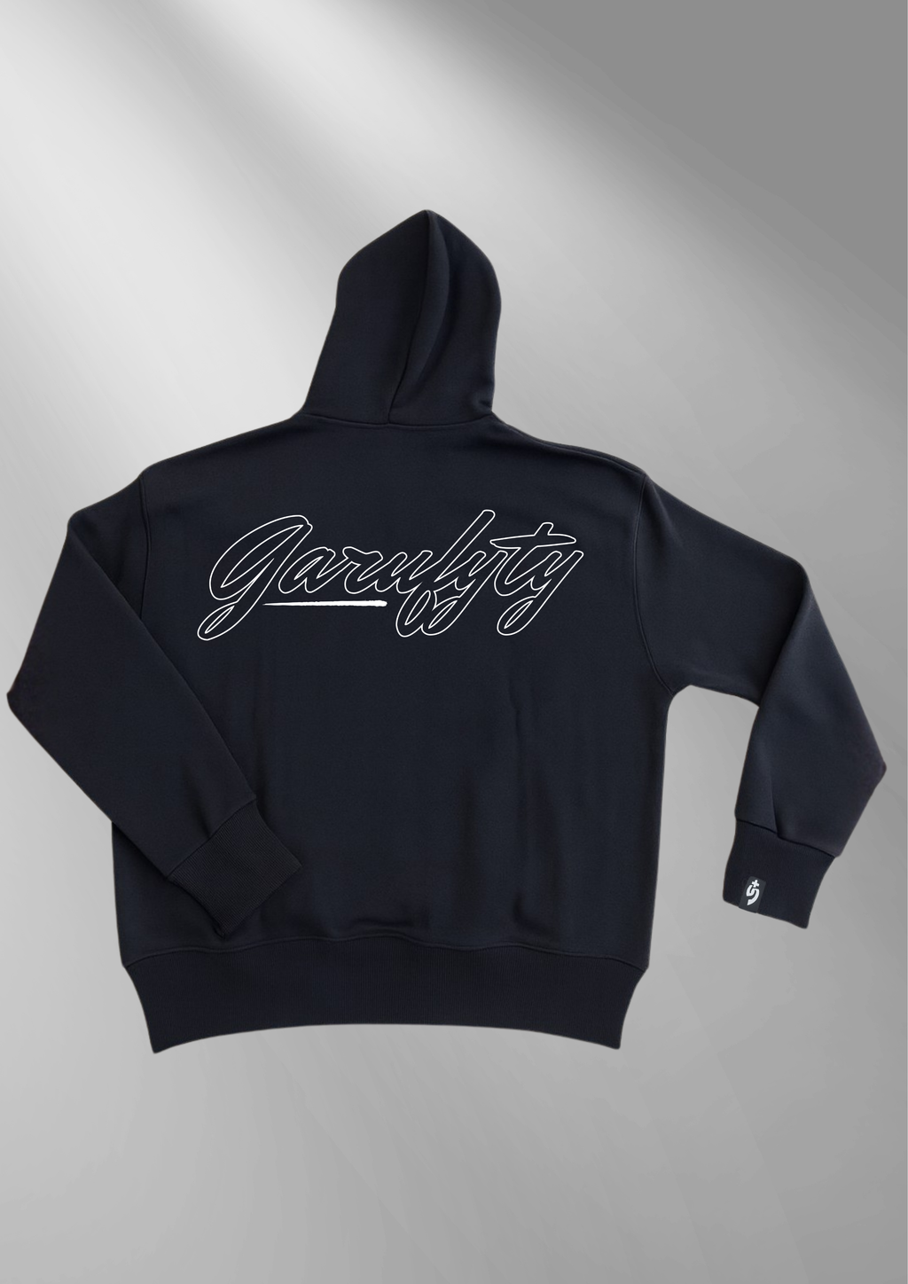 Garufyty Back Hoodie – Sudadera unisex discreta con capucha