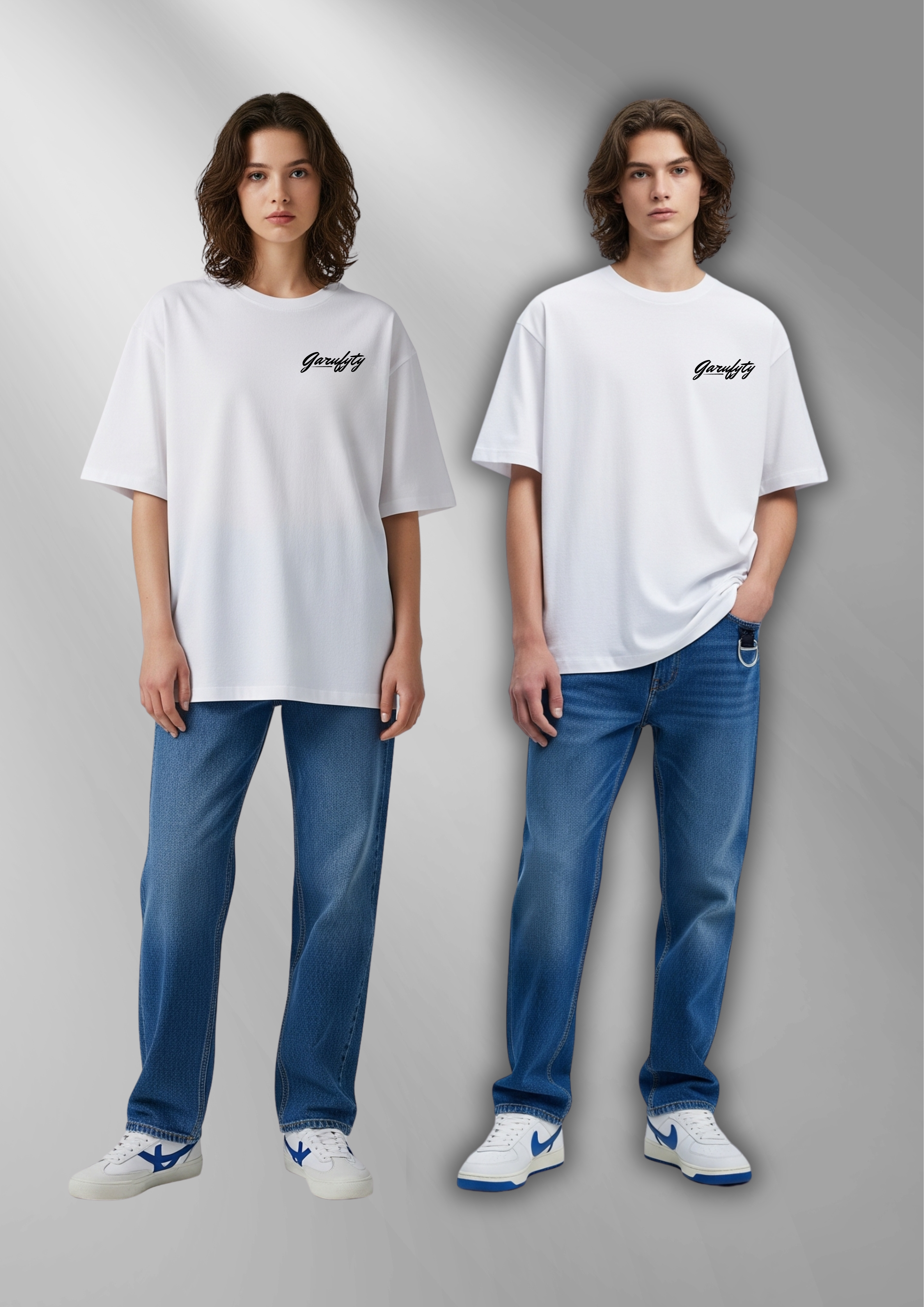 Camiseta manga corta Unisex Basic 1 Logo negro