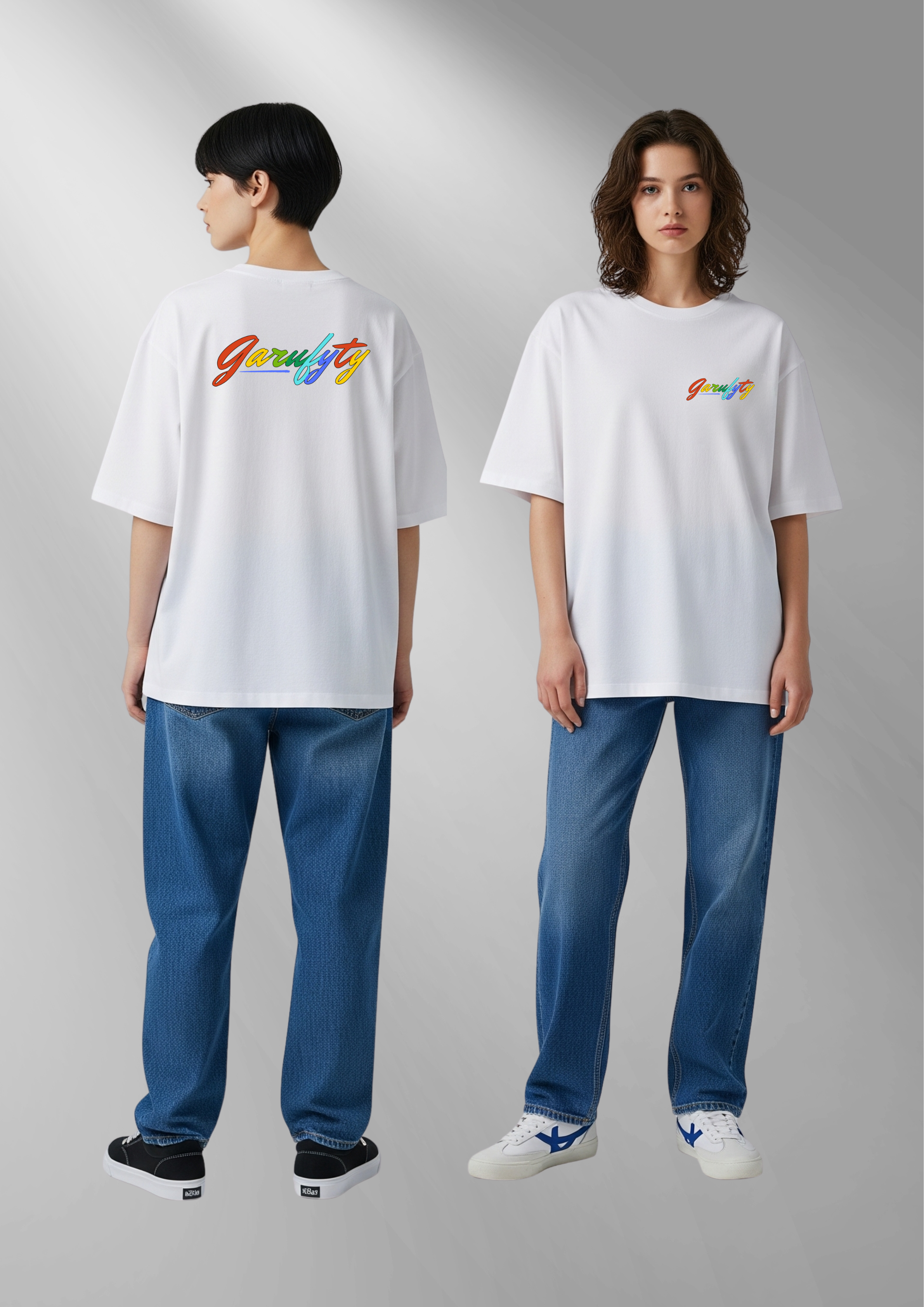 Camiseta manga corta Unisex Basic Arcoiris
