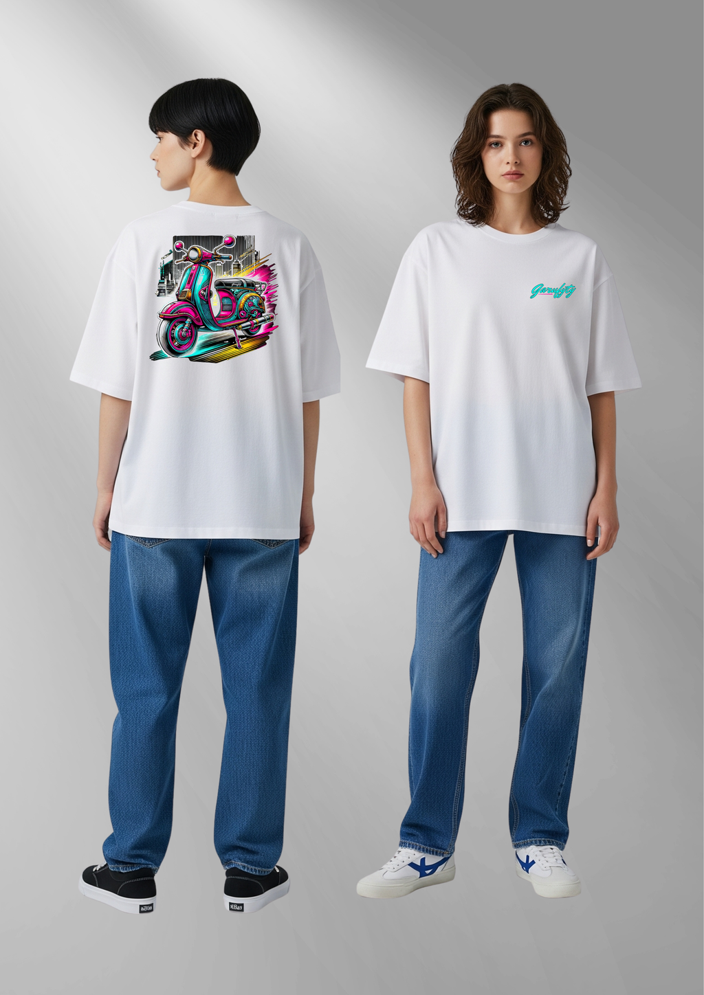 Camiseta Unisex Vespa Vintage Garufyty – Streetwear retro con actitud