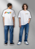 Camiseta Unisex Garufyty Basic – Estilo esencial con logo multicolor