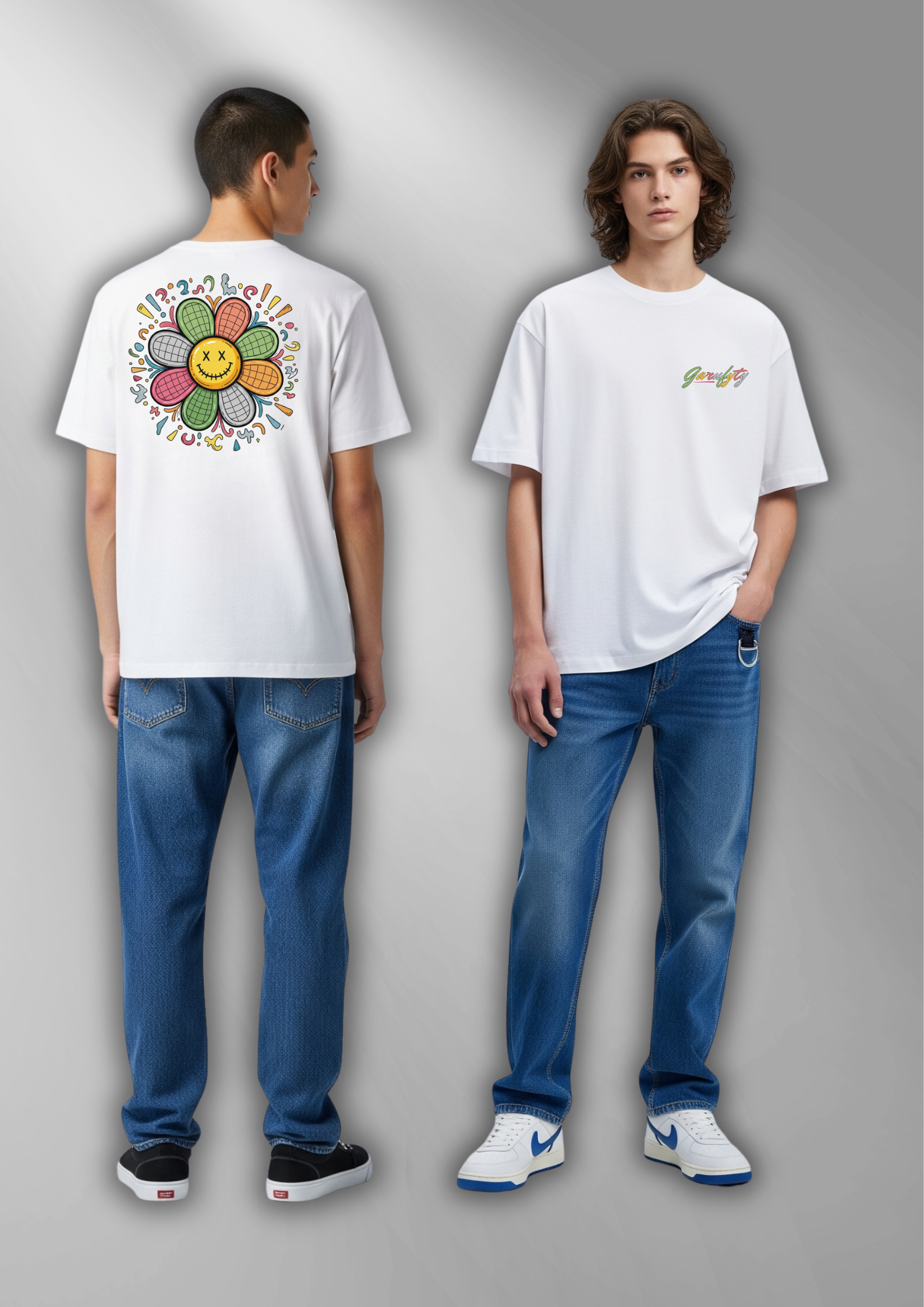 Camiseta manga corta Unisex Margarita Smile