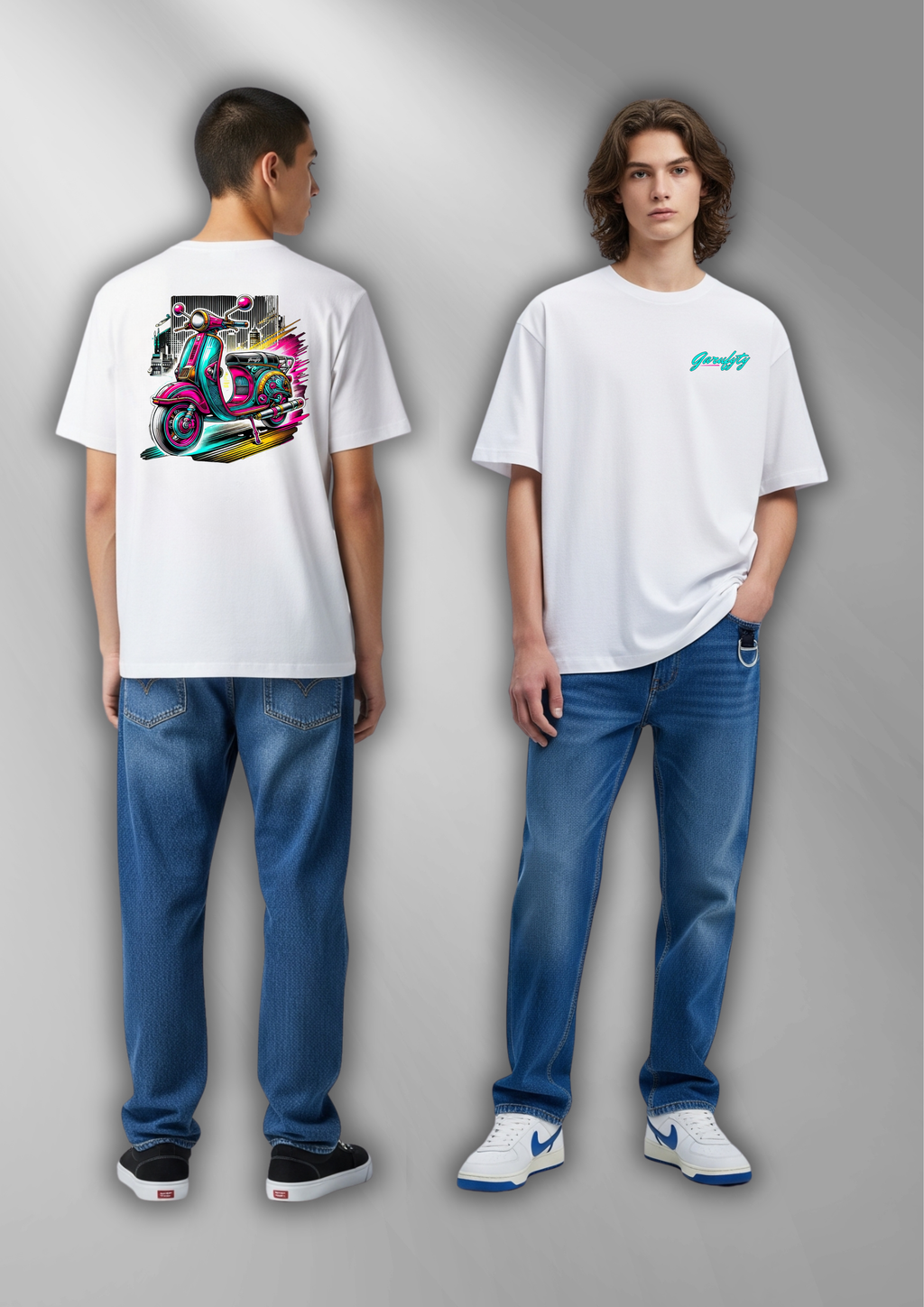 Camiseta Unisex Vespa Vintage Garufyty – Streetwear retro con actitud