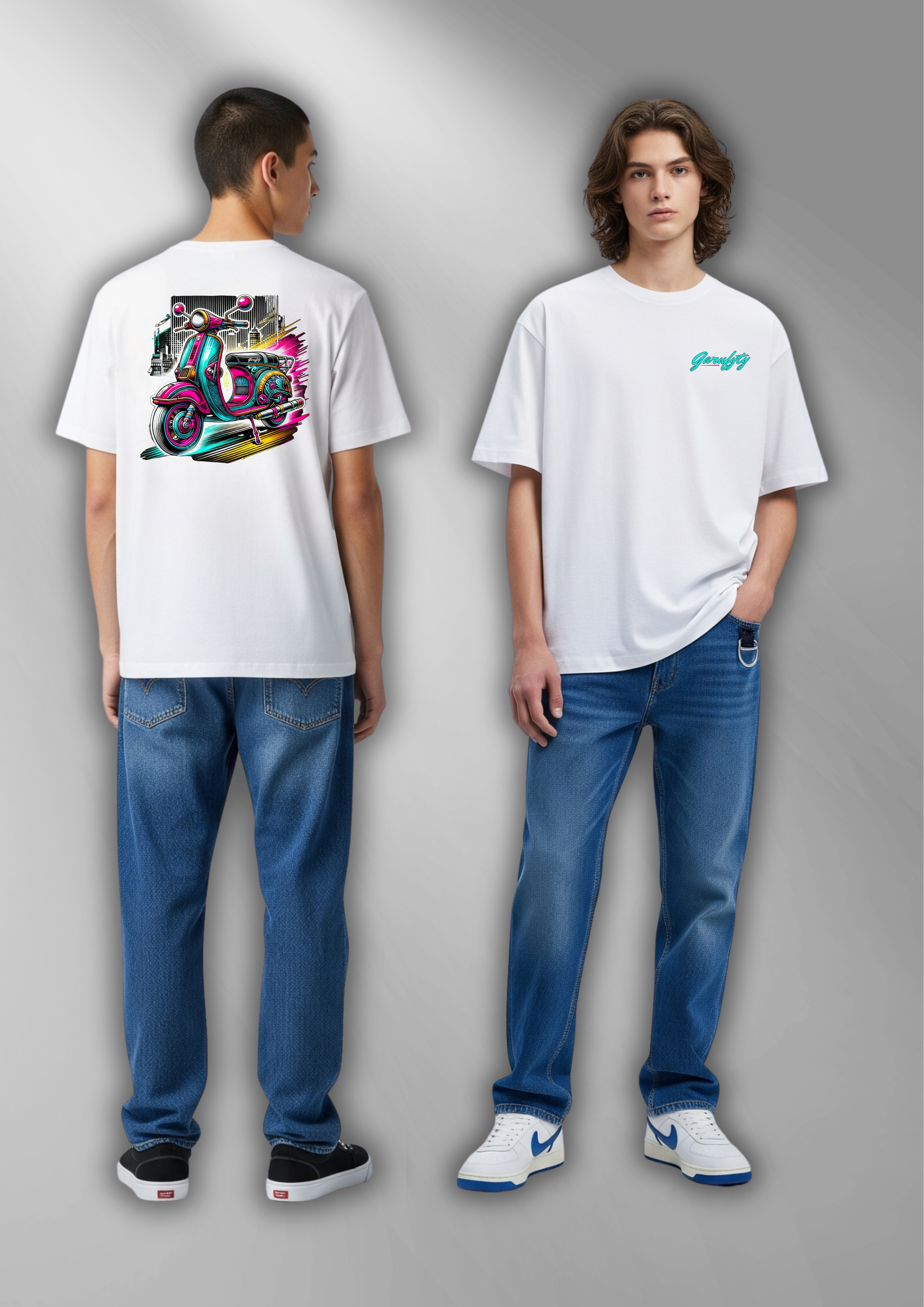 Camiseta Unisex Vespa Vintage Garufyty – Streetwear retro con actitud