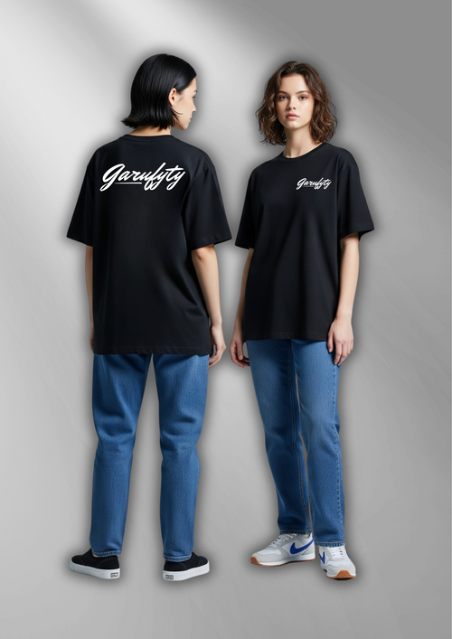 Camiseta manga corta Unisex Basic Logo blanco