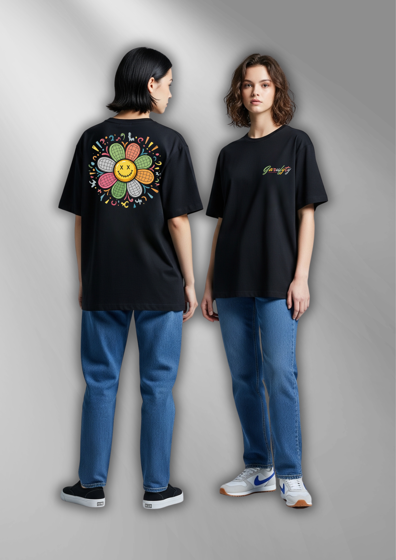 Camiseta manga corta Unisex Margarita Smile