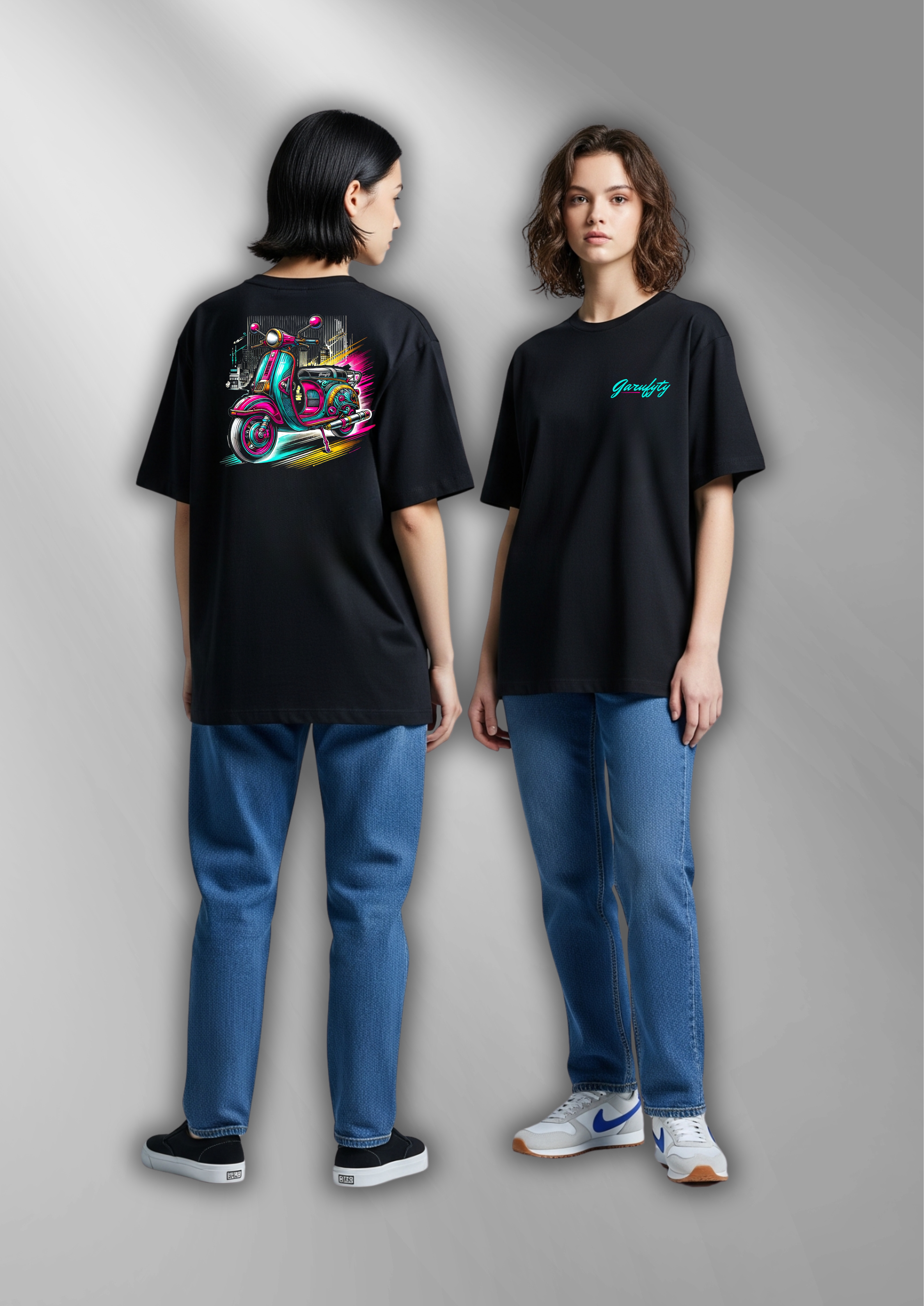 Camiseta Unisex Vespa Vintage Garufyty – Streetwear retro con actitud