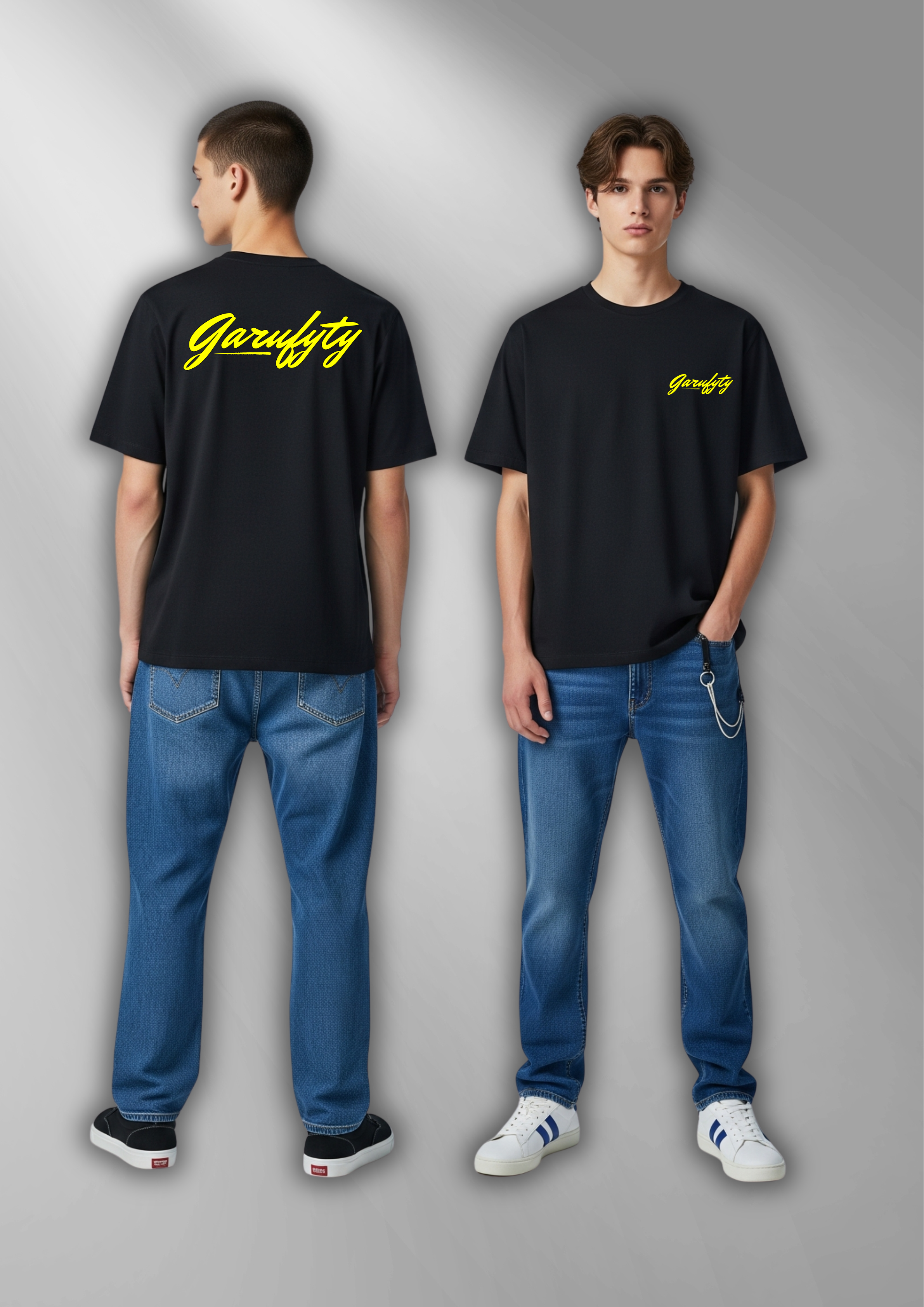 Camiseta manga corta Unisex Basic Garufyty