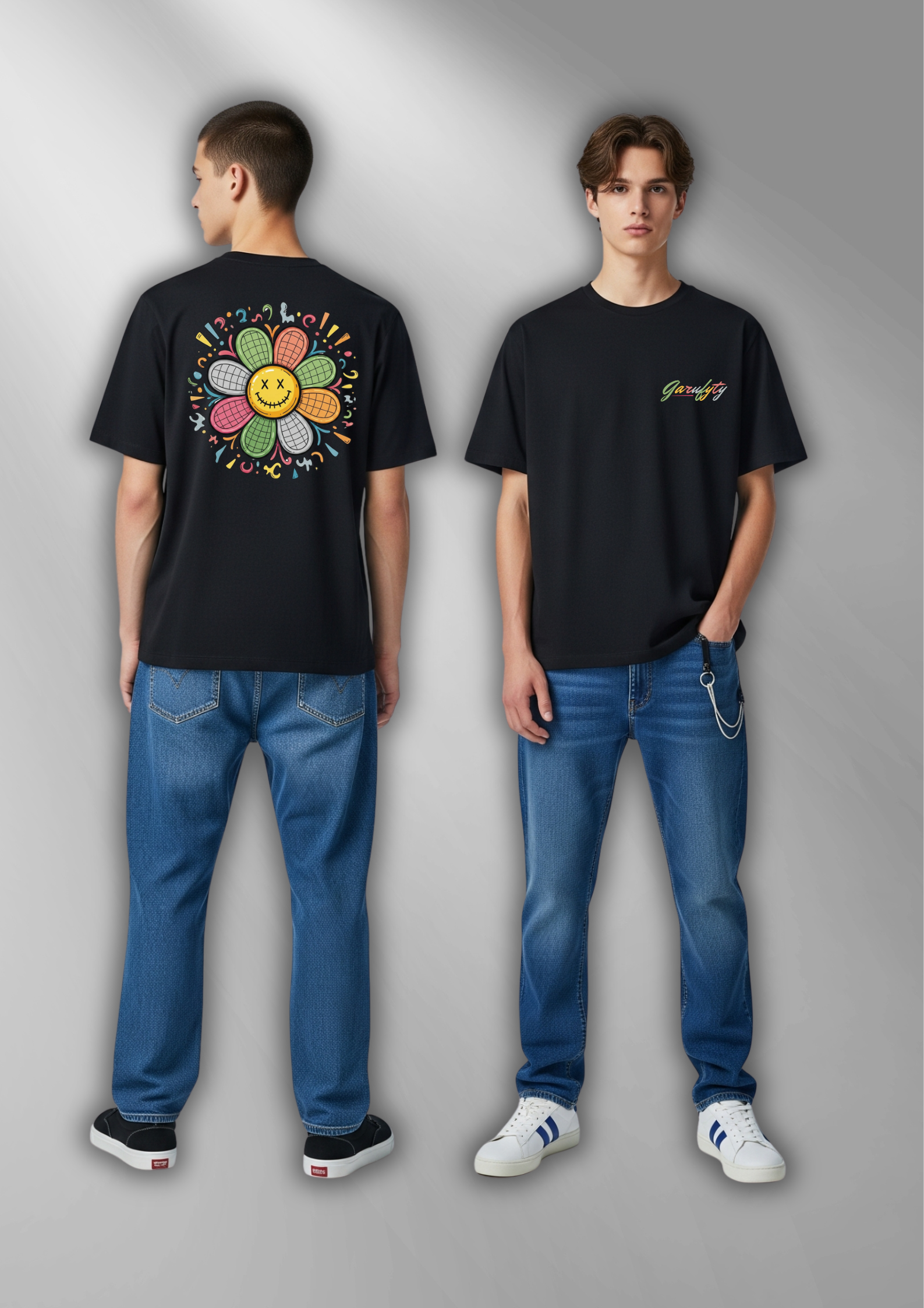 Camiseta manga corta Unisex Margarita Smile