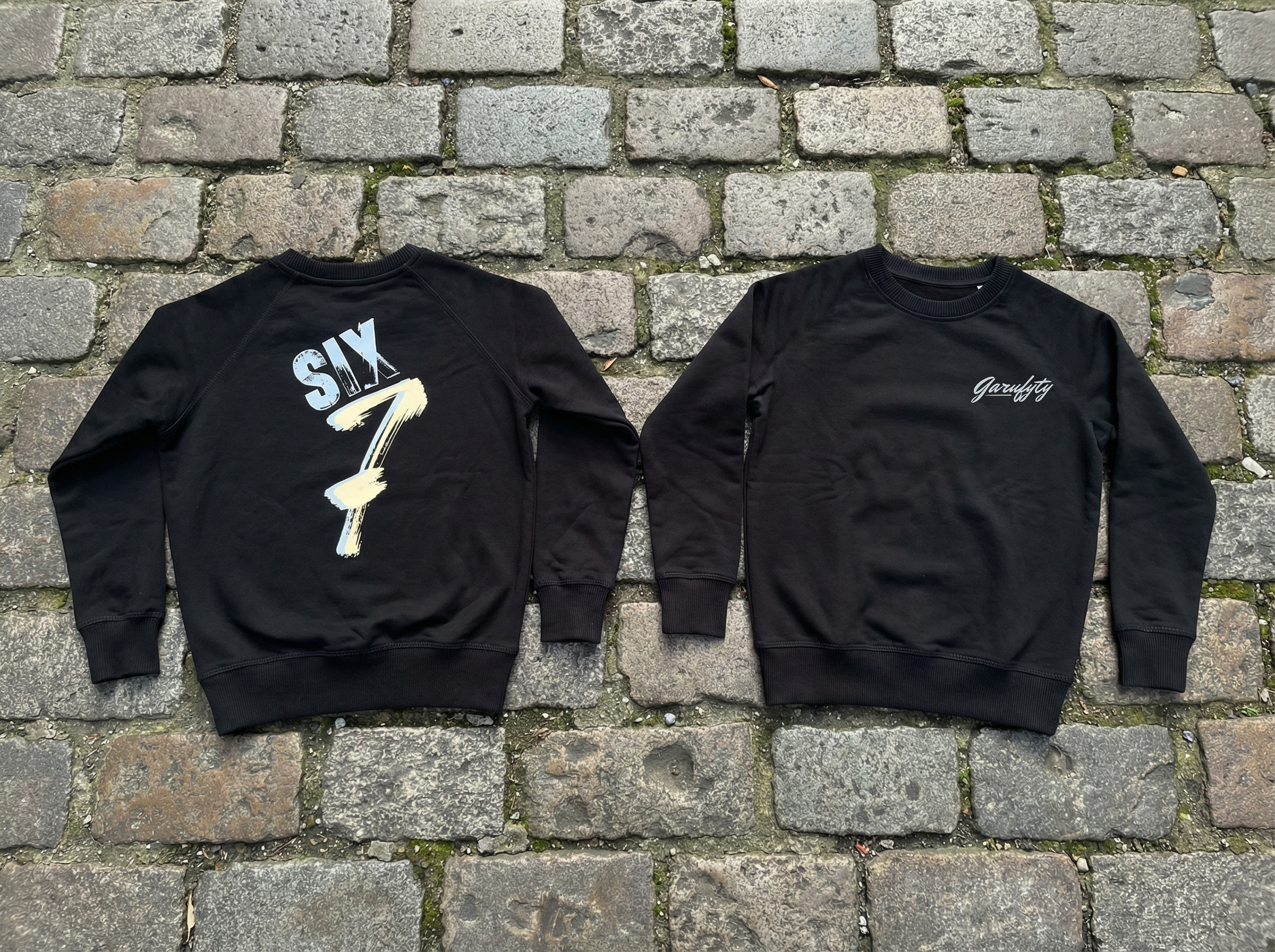 Six Seven Crewneck – Sudadera unisex oversize Garufyty